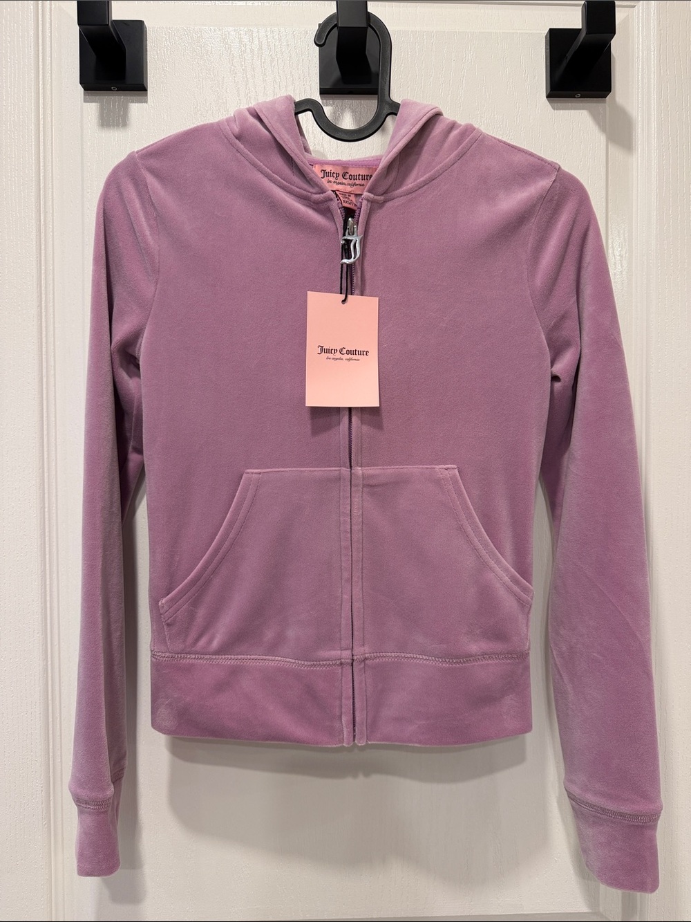 Juicy Couture Smoky Grape Velour Zip Hoodie Jacket